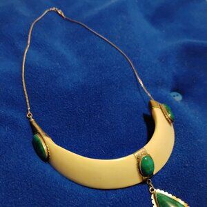 Handmade Bore's Tusk Ivory necklace
